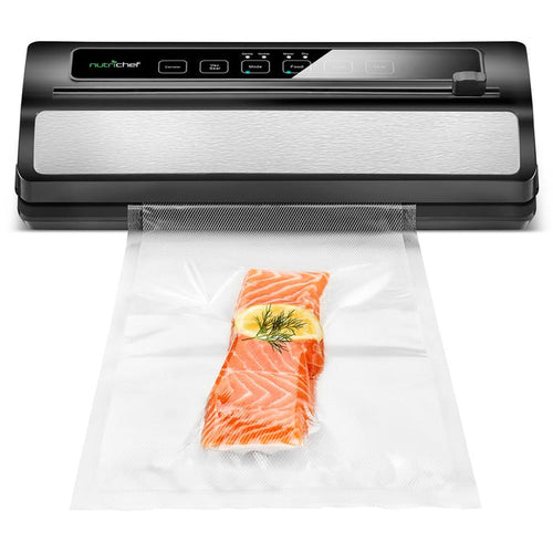 Food Vacuum Sealer, Extends Shelf Life, Stainless Steel & ABS, 110W