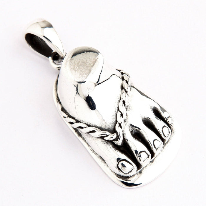 Foot Sterling Silver Pendant [7]