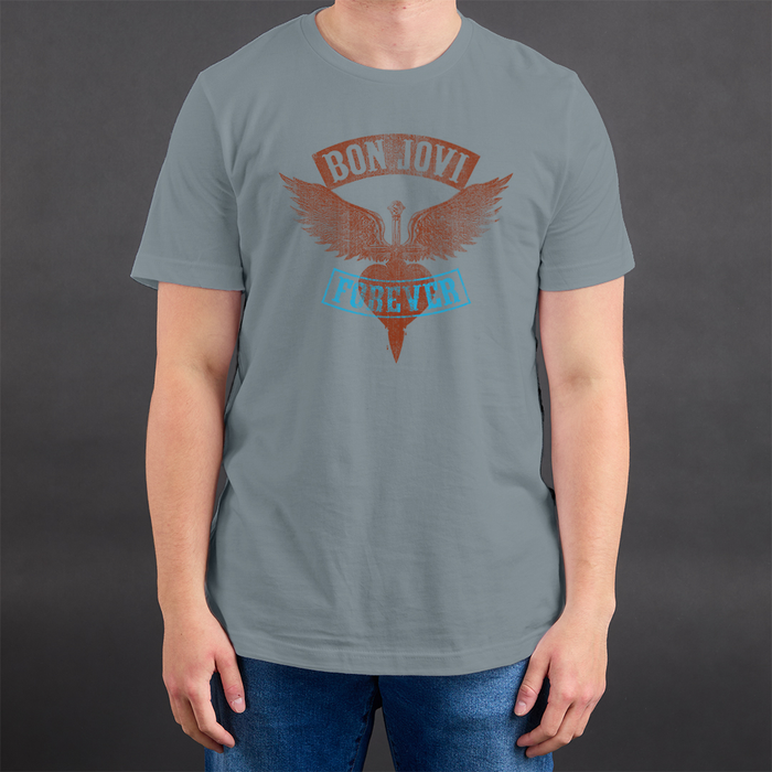 Forever Patch Steel Blue T-Shirt