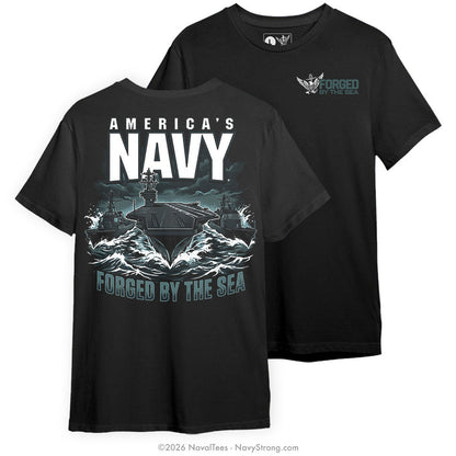 "Forged by the Sea" Tee | Black