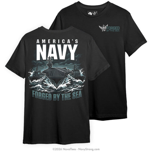 "Forged by the Sea" Tee | Black