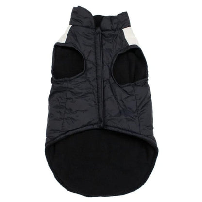 GA Bulldogs Black Parka Puffer Dog Vests