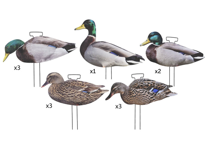 Game On Mallard 2D Silhouette Decoy Set 12 Pack