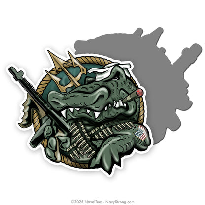 "Gator Navy" | 6 inch Magnetic Decal