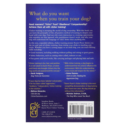 Getting Started: Clicker Training for Dogs by Karen Pryor