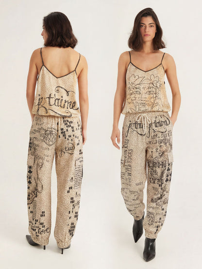 Gianna Noir Muse Cargo Pants