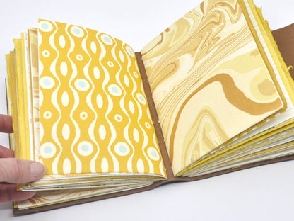 Ginkgo One of a Kind Leather Journal