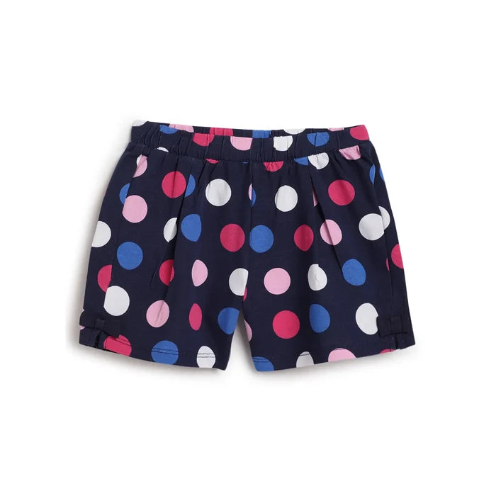 Girls Pack Of 3 Printed Cotton Shorts