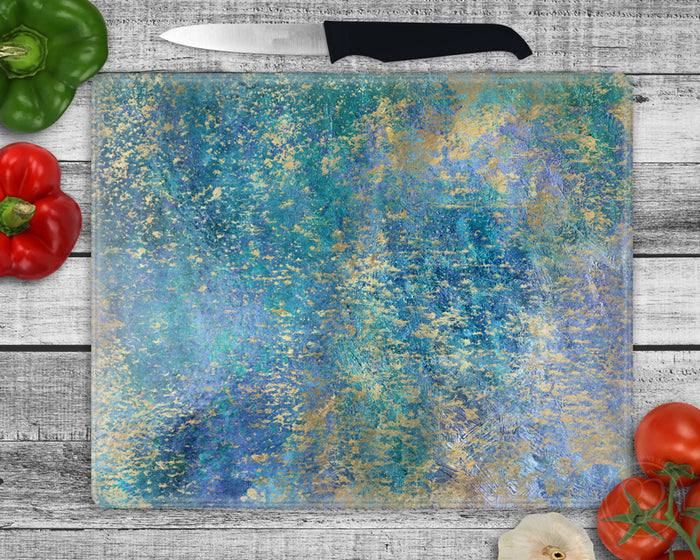 Glacier Palette | Personalized Glass Cutting Board