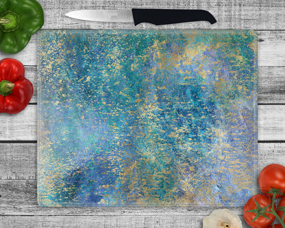 Glacier Palette | Personalized Glass Cutting Board