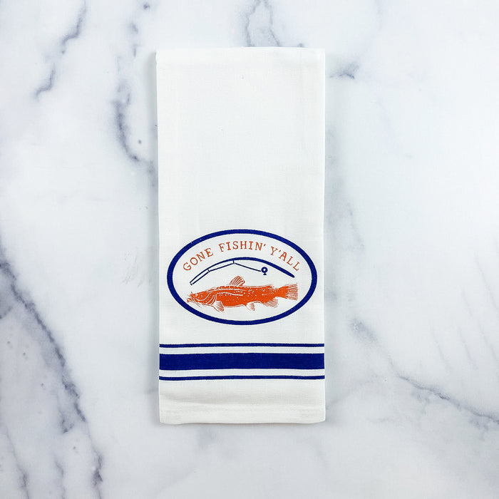 Gone Fishin Y'all Towel Set