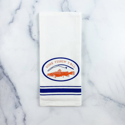 Gone Fishin Y'all Towel Set