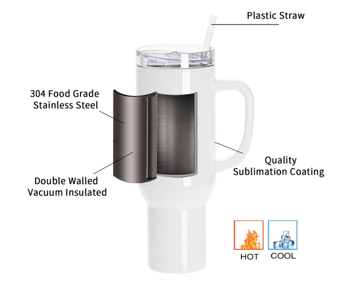 Graceful Wings | 40 oz Tumbler