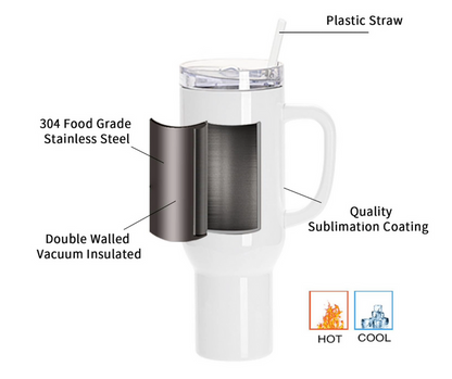 Graceful Wings | 40 oz Tumbler
