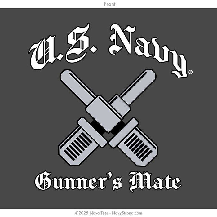 "Gunner Skull" Hooded Sweatshirt | Charcoal