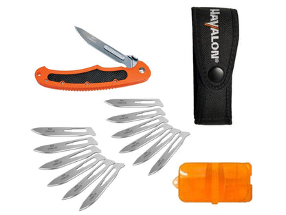 Havalon Piranta-Bolt Folding Knife | Orange
