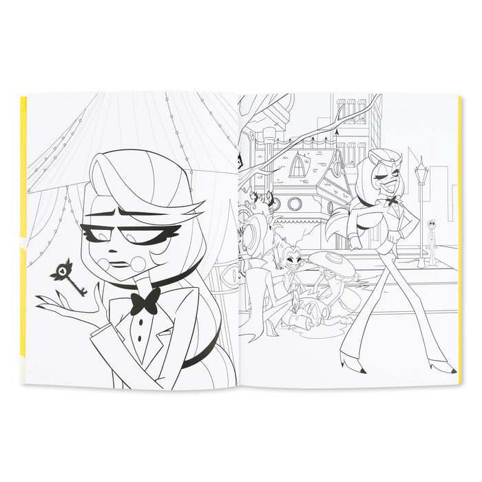 Hazbin Hotel: The Official Coloring Book