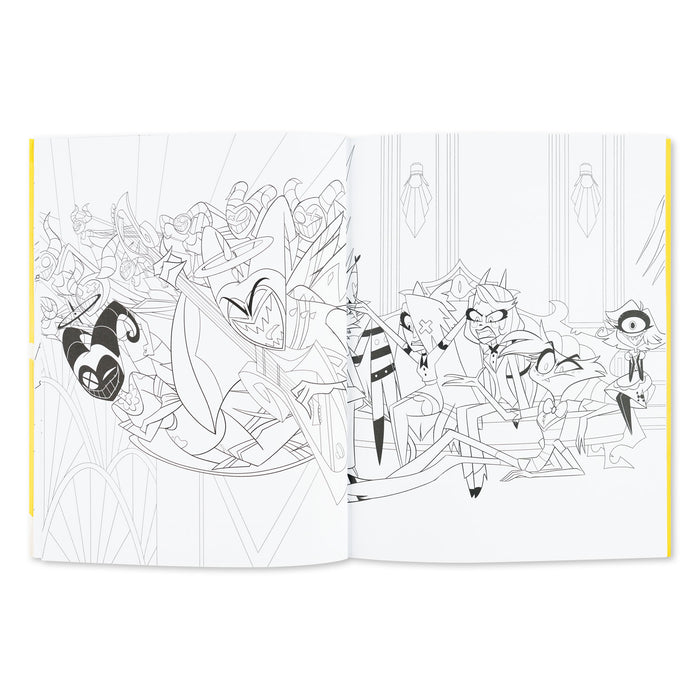 Hazbin Hotel: The Official Coloring Book