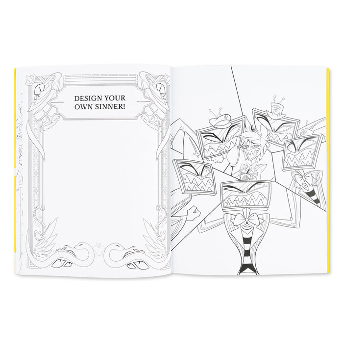 Hazbin Hotel: The Official Coloring Book