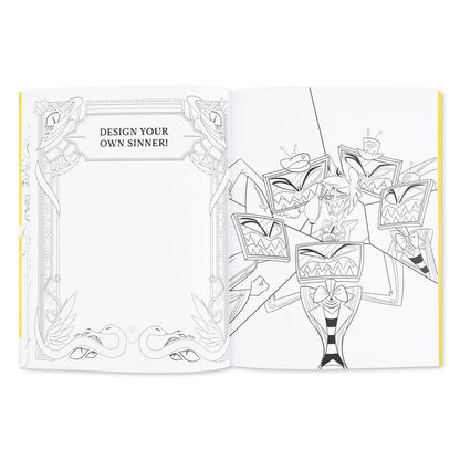 Hazbin Hotel: The Official Coloring Book