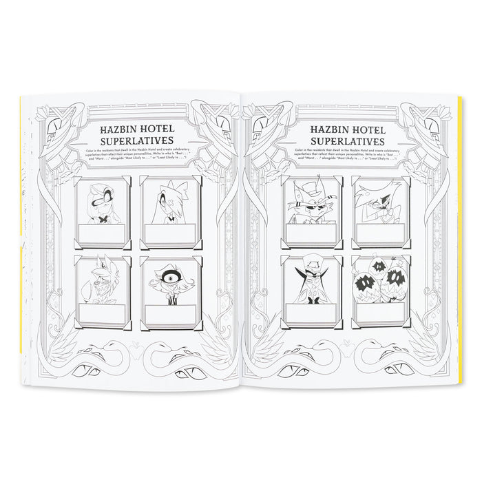 Hazbin Hotel: The Official Coloring Book