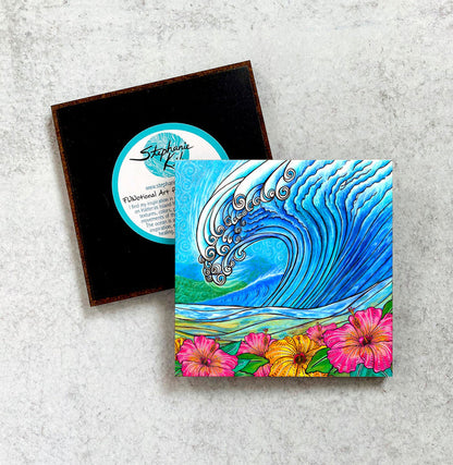 Hibiscus Wave Magnet
