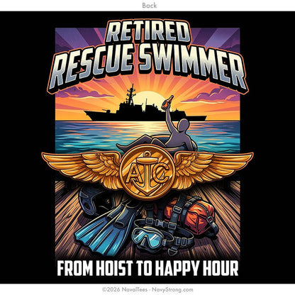 "Hoist to Happy Hour" Tee | Black