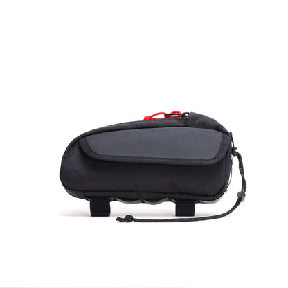 The other side of the Holman Top Tube on bike bag in black reflective #color_black xrf