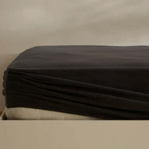 Housse de matelas Jersey Karaca Home, 100x200+30 cm, Anthracite
