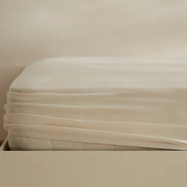 Housse de matelas Jersey Karaca Home, 140x200+30 cm, Crème