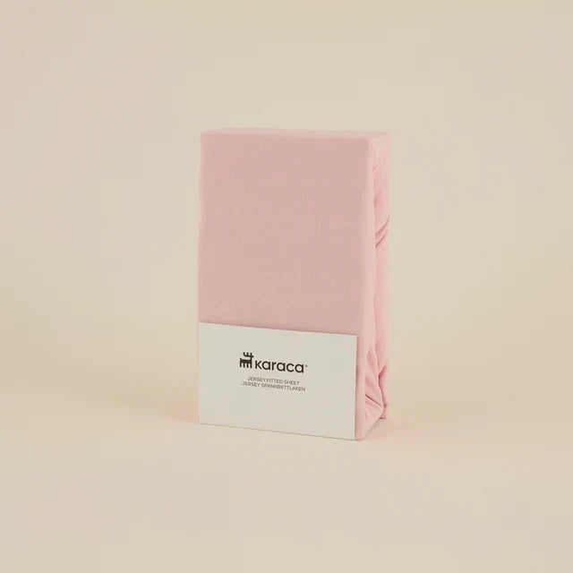 Housse de matelas Jersey Karaca Home, 140x200+30 cm, Rose Poudré