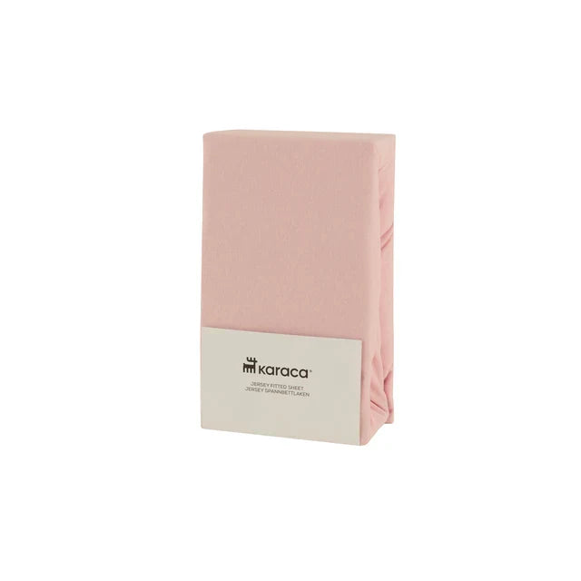 Housse de matelas Jersey Karaca Home, 140x200+30 cm, Rose Poudré