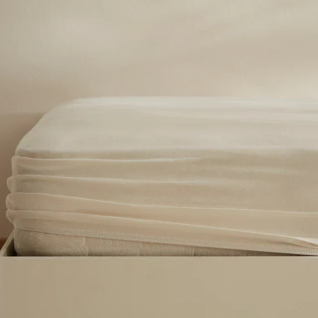Housse de matelas Jersey Karaca Home, 160x200+30 cm, Crème