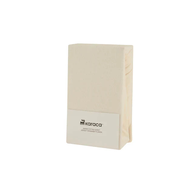 Housse de matelas Jersey Karaca Home, 160x200+30 cm, Crème