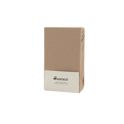 Housse de matelas Jerseystretch Karaca Home, 200x200+30 cm, Beige
