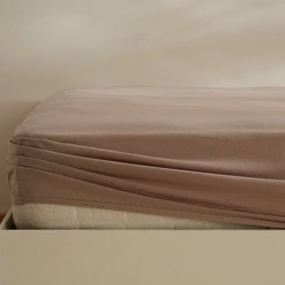 Housse de matelas Jerseystretch Karaca Home, 200x200+30 cm, Beige