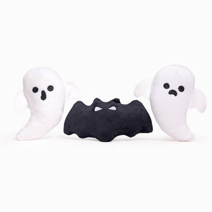 Hugsmart Products Inc dog toys Howloween Night Haunted Tree Interactive Burrow Plush Dog Toy Set - 4 Pc