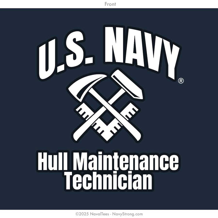 "Hull Maintenance Technicians" Tee | Navy