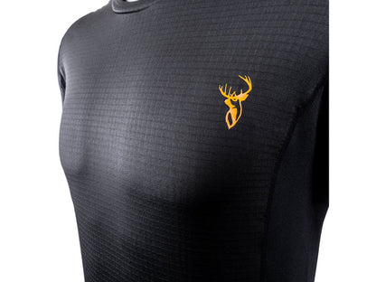 Hunters Element Mens Core+ Short Sleeve Thermal Base Layer | Black