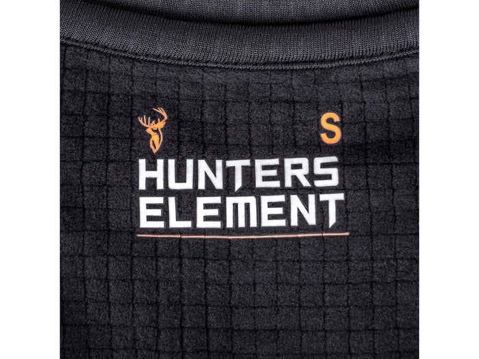 Hunters Element Mens Core+ Short Sleeve Thermal Base Layer | Black