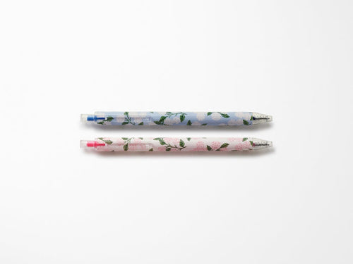 Hydrangea Gel Pen Set of 2