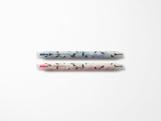 Hydrangea Gel Pen Set of 2