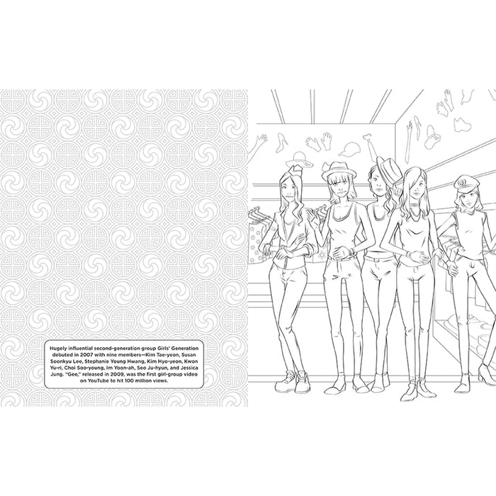 I Love K-pop Coloring and Activity Book