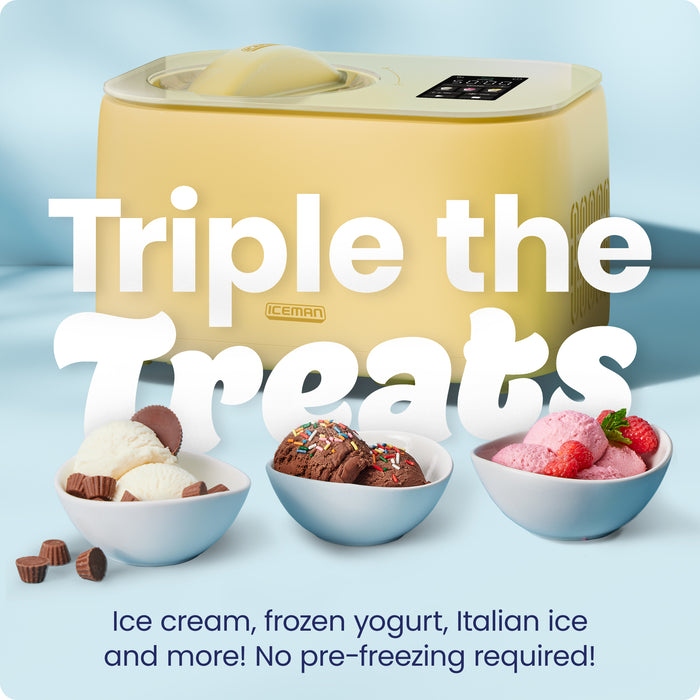 Iceman Trio™ Ice Cream Maker - Butter
