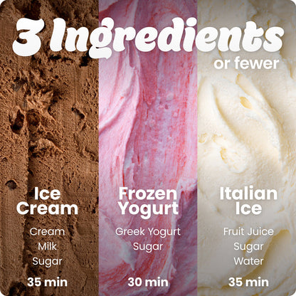 Iceman Trio™ Ice Cream Maker - Pistachio