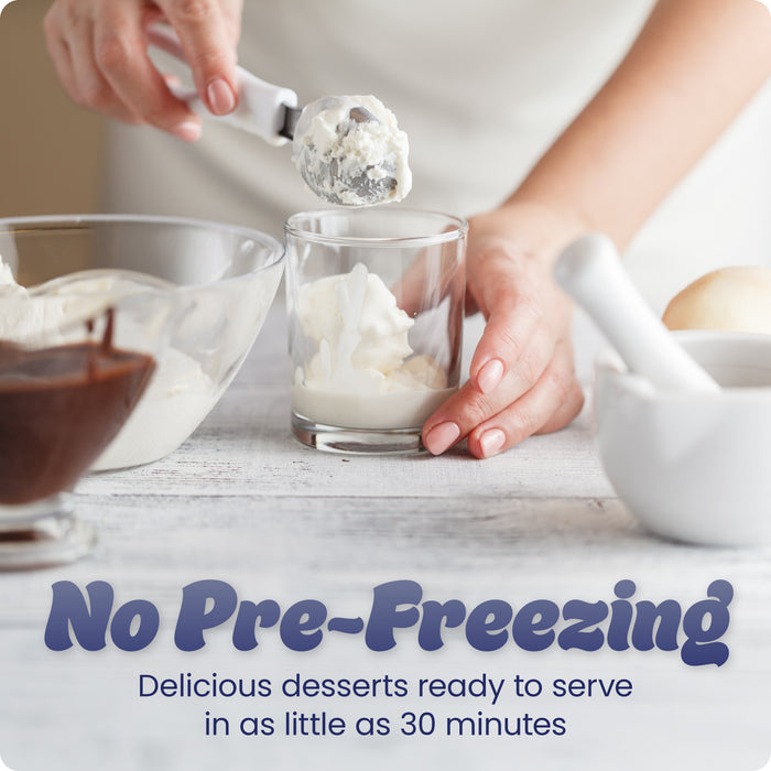 Iceman Trio™ Ice Cream Maker - White