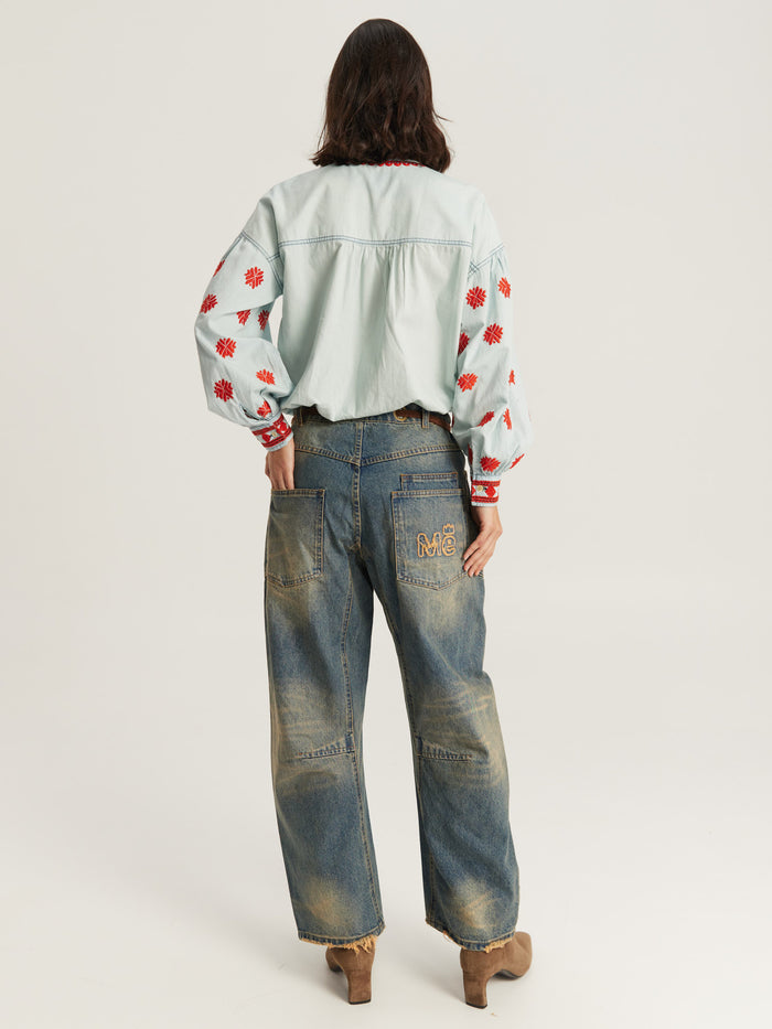 Jono Tapered Denim Pants