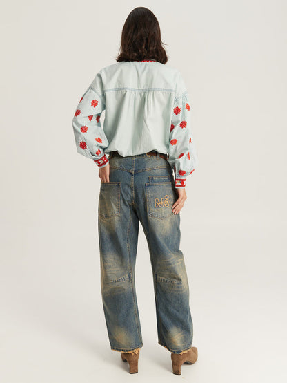 Jono Tapered Denim Pants