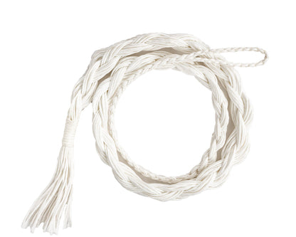 Junior Poly Saddle Bronc Rein - White