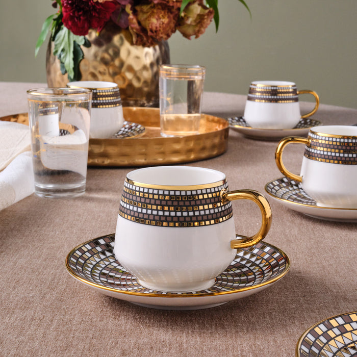 Karaca Belgin, Service de Tasses à Café pour 6 personnes, 90ML